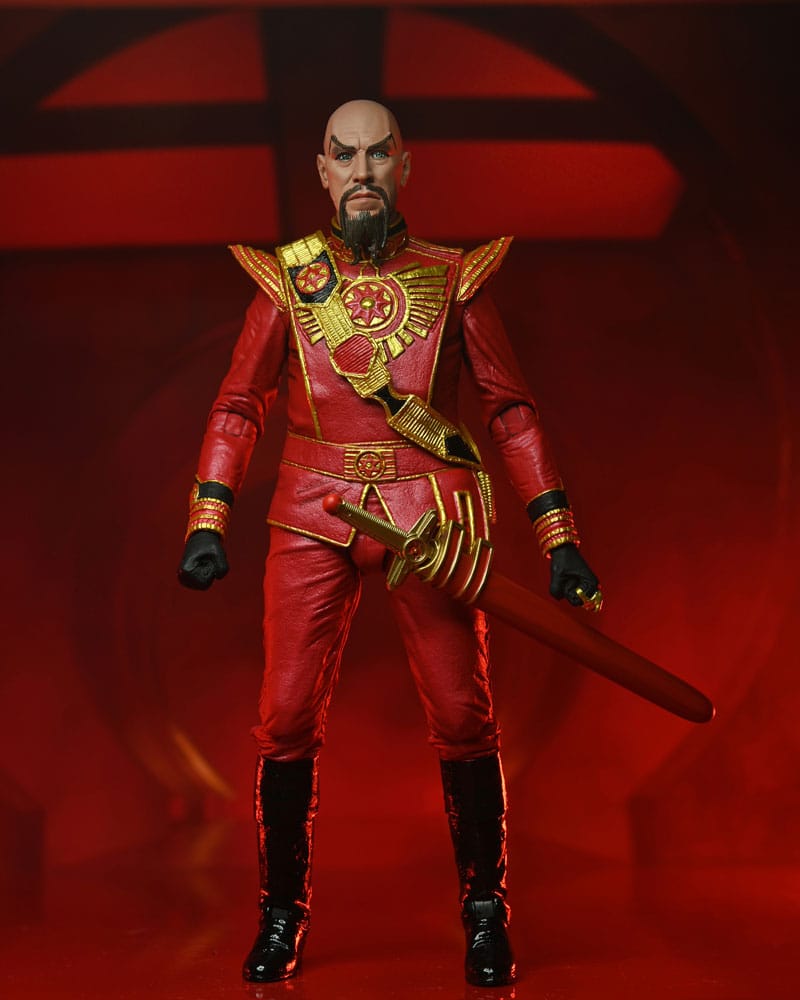 Flash Gordon (1980) Figura Ultimate Ming (Red Military Outfit) 18 cm - Collector4U