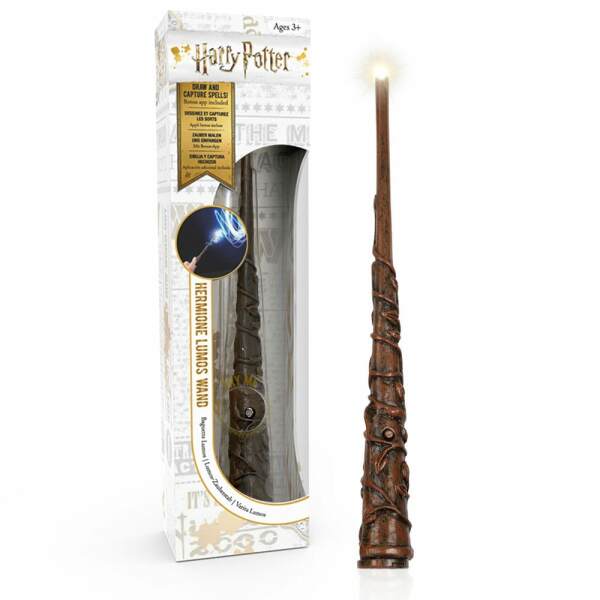 Harry Potter pintor de luces varita mágica Hermione 18 cm - Collector4U
