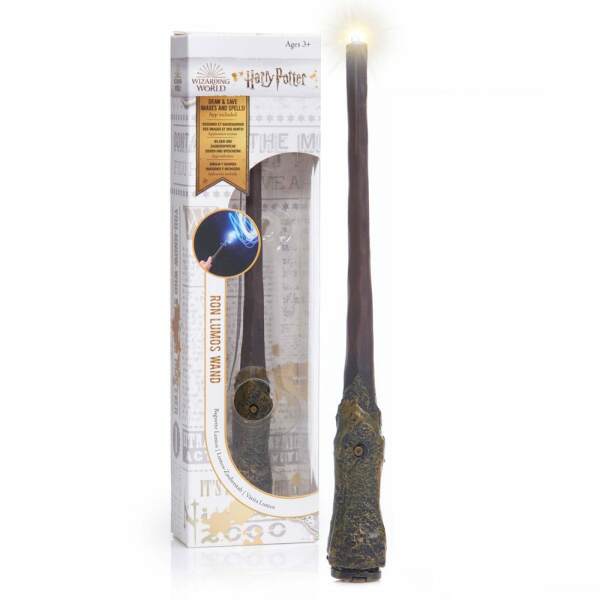 Harry Potter pintor de luces varita mágica Ron 18 cm - Collector4U
