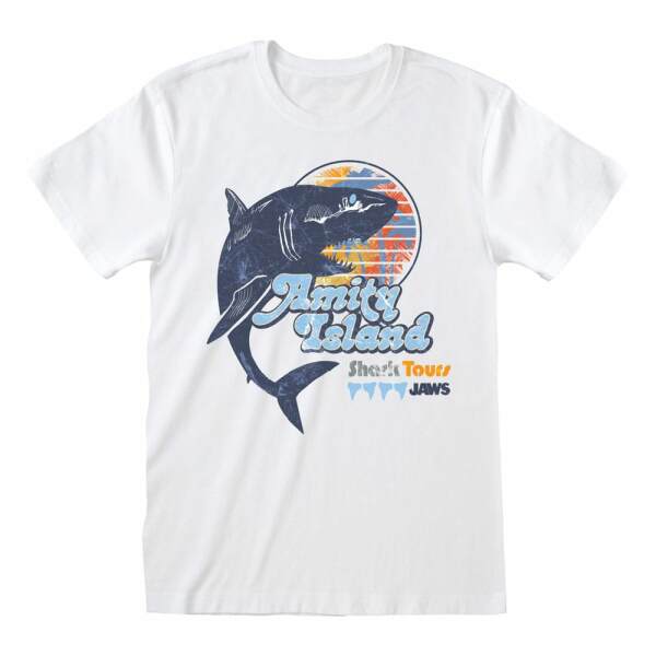 Jaws Camiseta Amity Shark Tours talla XL - Collector4U