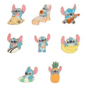 Lilo & Stitch POP! Pin Chapas esmaltadas Stitch Summer 4 cm Surtido (24) - Collector4U