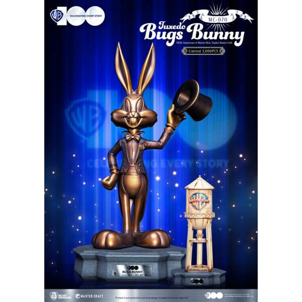 Looney Tunes 100th anniversary of Warner Bros. Studios Estatua Master Craft Bugs Bunny 46 cm - Collector4U
