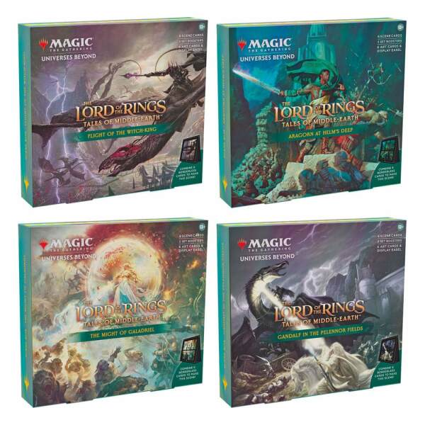 Magic the Gathering The Lord of the Rings: Tales of Middle-earth Cajas de escena Caja (4) inglés - Collector4U
