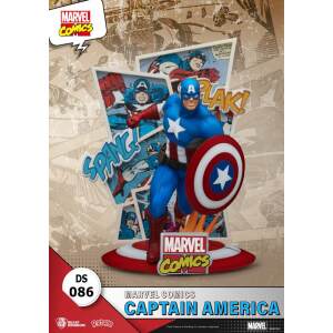 Marvel Comics Diorama PVC D-Stage Captain America 16 cm - Collector4U