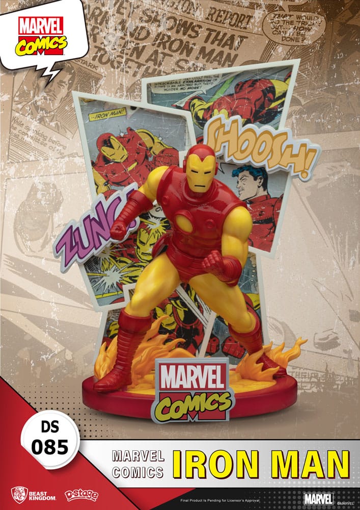Marvel Comics Diorama PVC D-Stage Iron Man 16 cm