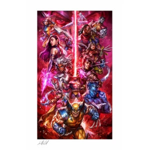 Marvel Litografia The X-Men vs Magneto 46 x 71 cm - sin marco - Collector4U