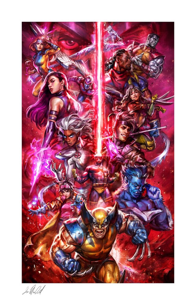 Marvel Litografia The X-Men vs Magneto 46 x 71 cm – sin marco