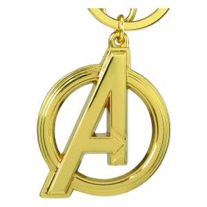 Marvel Llavero metálico Avengers Classic A Logo Gold Colored - Collector4U