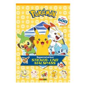 Pokémon Libro Superstarker Sticker- und Malspaß *Edición Alemán* - Collector4U