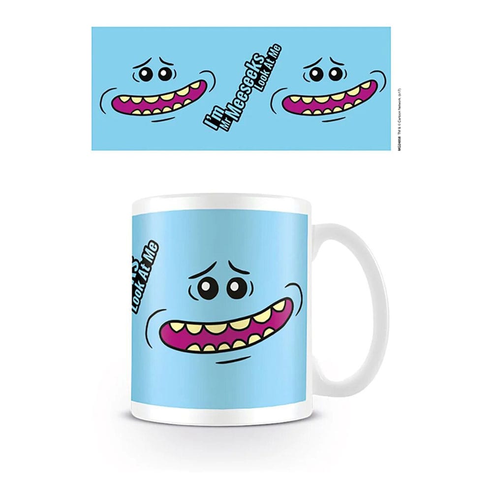 Rick and Morty Taza Mr. Meeseeks Face