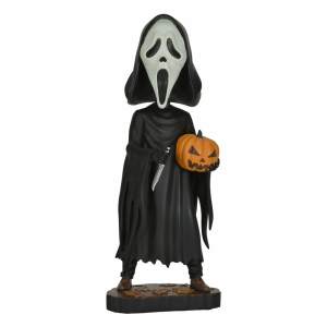 Scream Cabezón Head Knocker Ghost Face with Pumpkin 20 cm - Collector4U