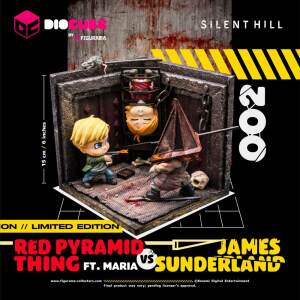 Silent Hill Diorama PVC DioCube Silent Hill 2 Red Pyramid Thing Vs James Sunderland Ft. Maria 15 cm - Collector4U