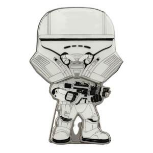 Star Wars POP! Pin Chapa esmaltada First order Jet Trooper White Chase 10 cm Expositor (12) - Collector4U