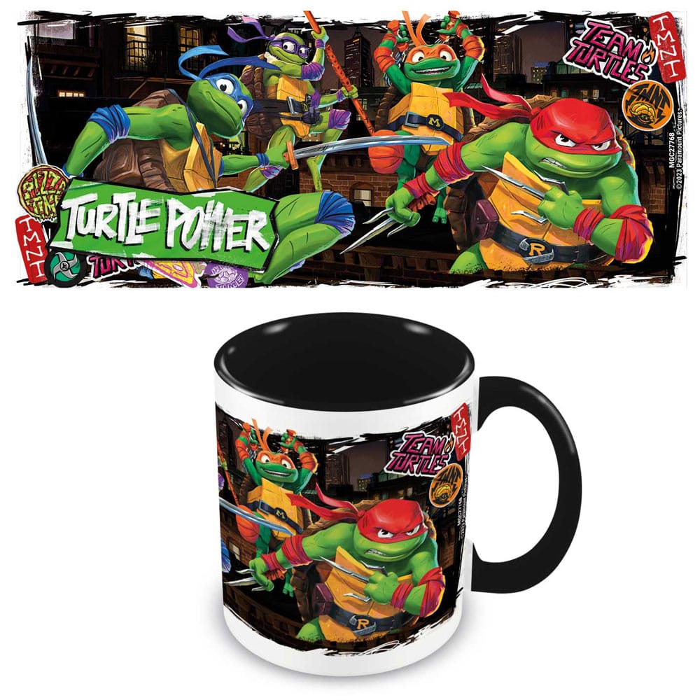 Tortugas Ninja Taza Mutant Mayhem Turtle Power