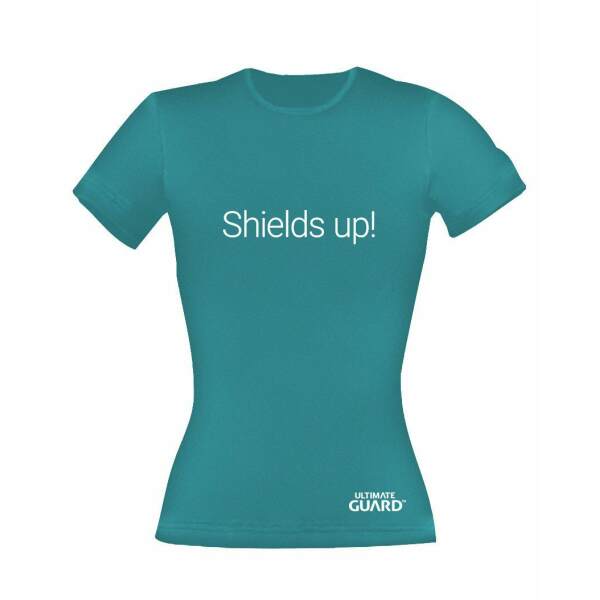 Ultimate Guard Camiseta Chica Shields Up! Gasolina Azul talla XL - Collector4U