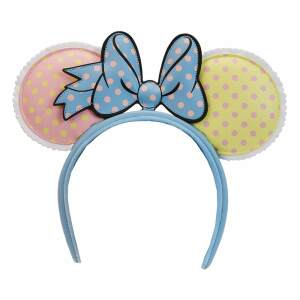 Disney by Loungefly Diadema Minnie Pastel Color Blocked Dots - Collector4U