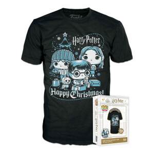Harry Potter POP! Tees Camiseta Ron, Hermione, Harry talla L - Collector4U