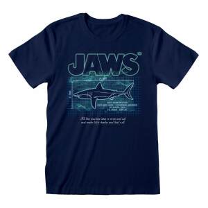 Jaws Camiseta Great White Info talla L - Collector4U