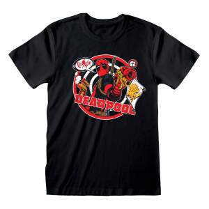 Marvel Camiseta Deadpool Badge talla L - Collector4U