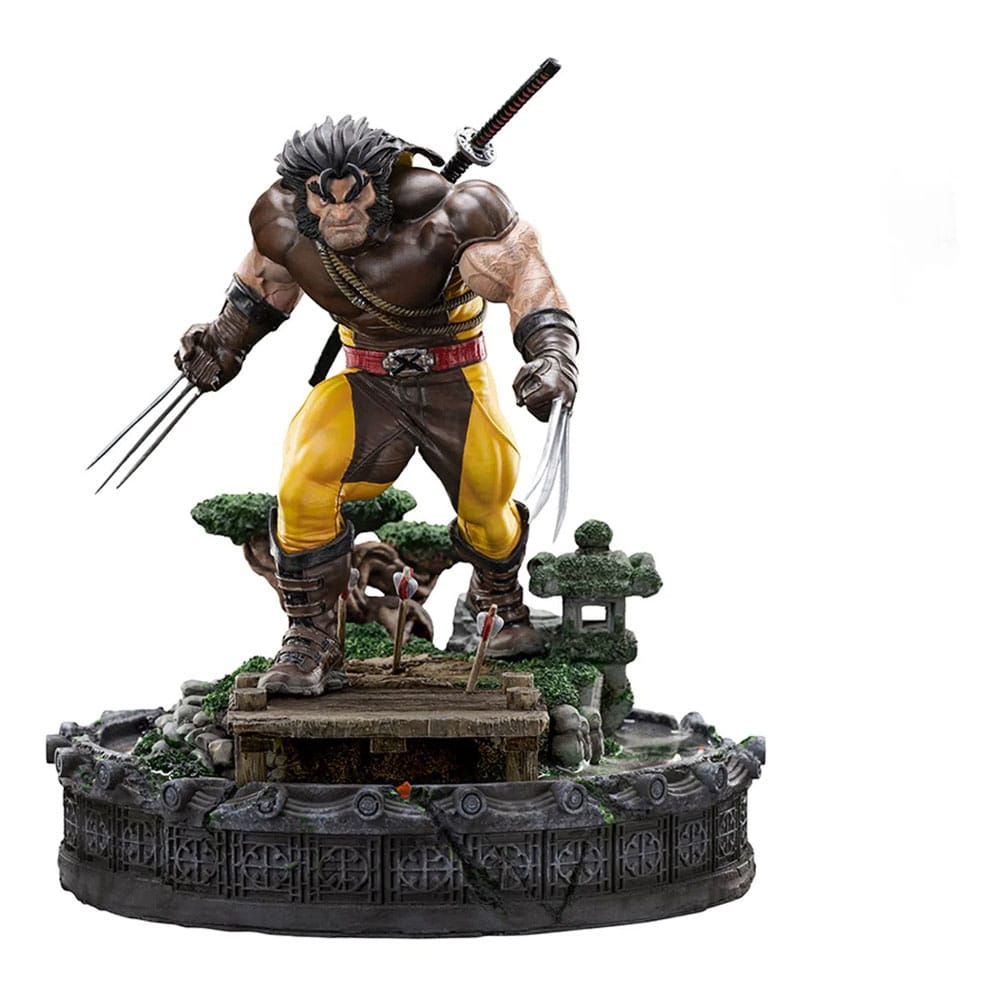 Marvel Estatua Art Scale Deluxe 1 10 Wolverine Unleashed 20 Cm