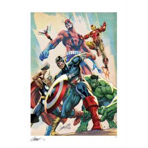 Marvel Litografia The Avengers 46 x 61 cm - sin marco - Collector4U