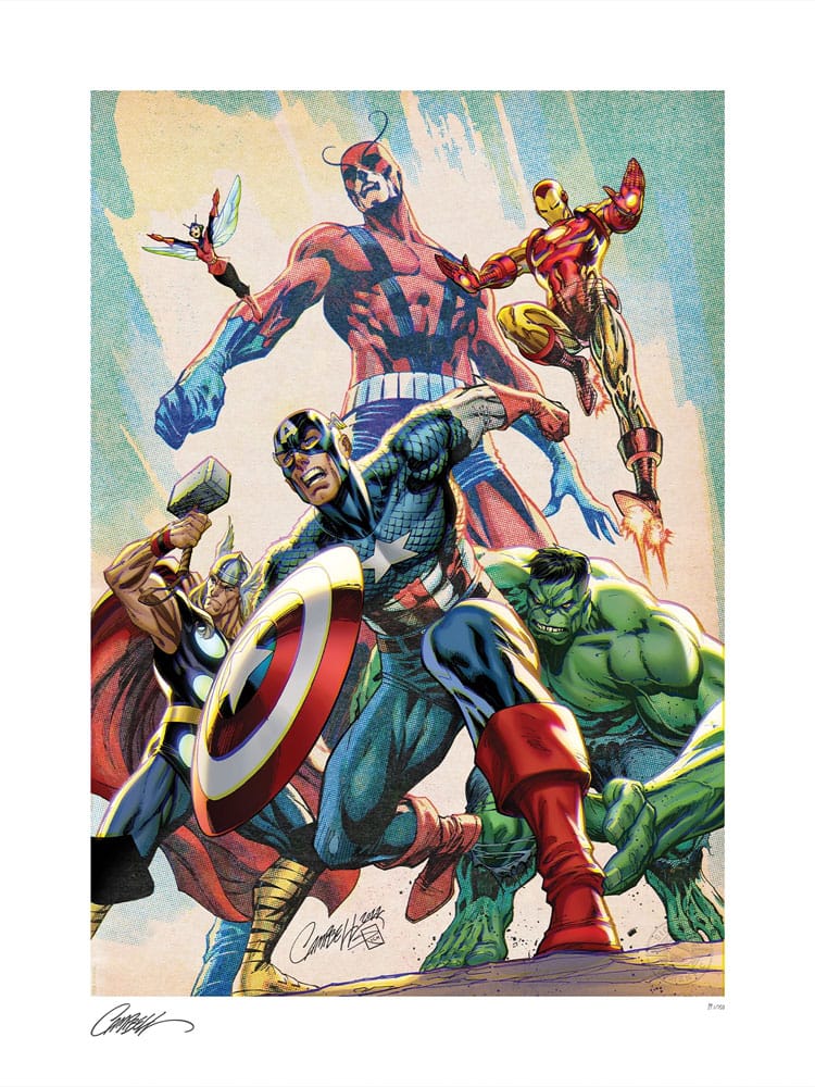Marvel Litografia The Avengers 46 x 61 cm – sin marco