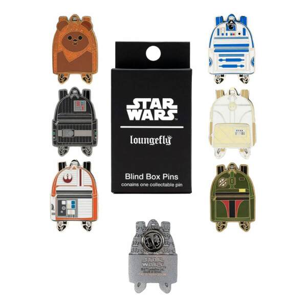 Star Wars by Loungefly Pin Chapas esmaltadas Backpacks 3 cm Expositor (12) - Collector4U