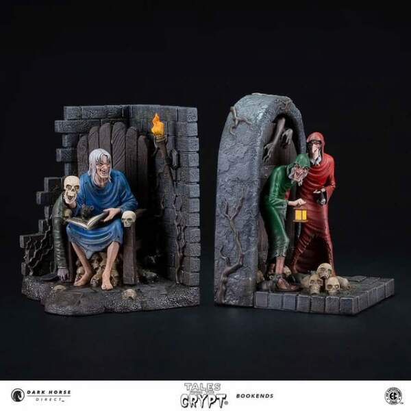 Tales from the Crypt Soportalibros Crypt-Keeper, Vault-Keeper & The Old Witch 21 cm - Collector4U