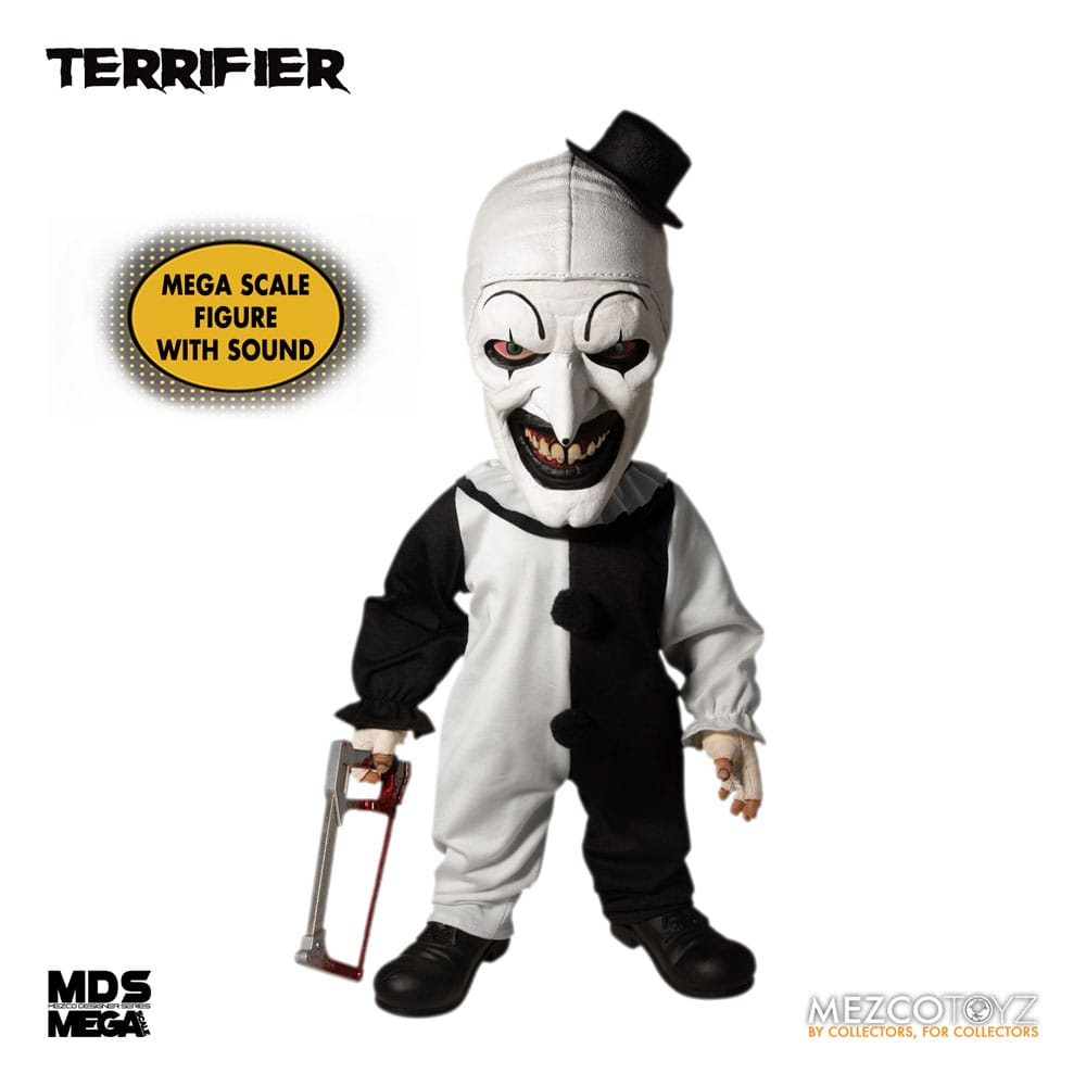 Terrifier Muñeco MDS Mega Scale Art the Clown with Sound 38 cm