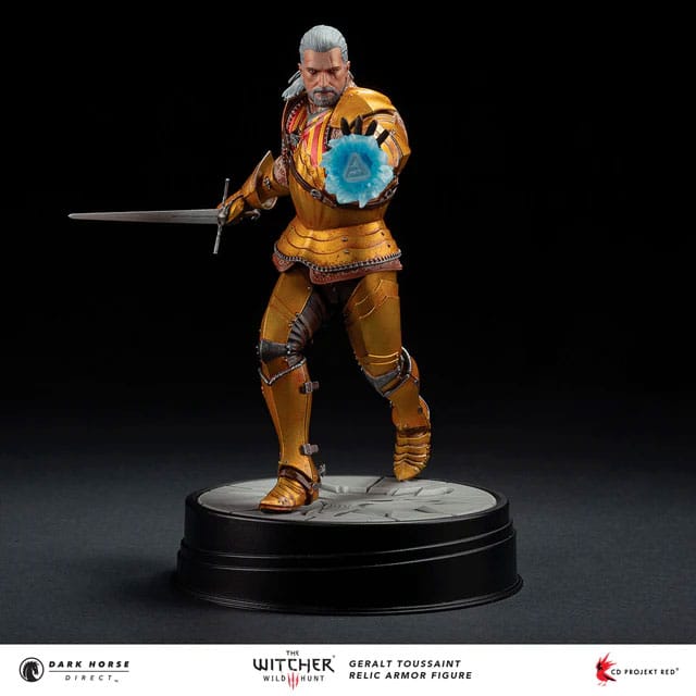 The Witcher 3 Estatua PVC Geralt Toussaint Relic Armor 20 cm
