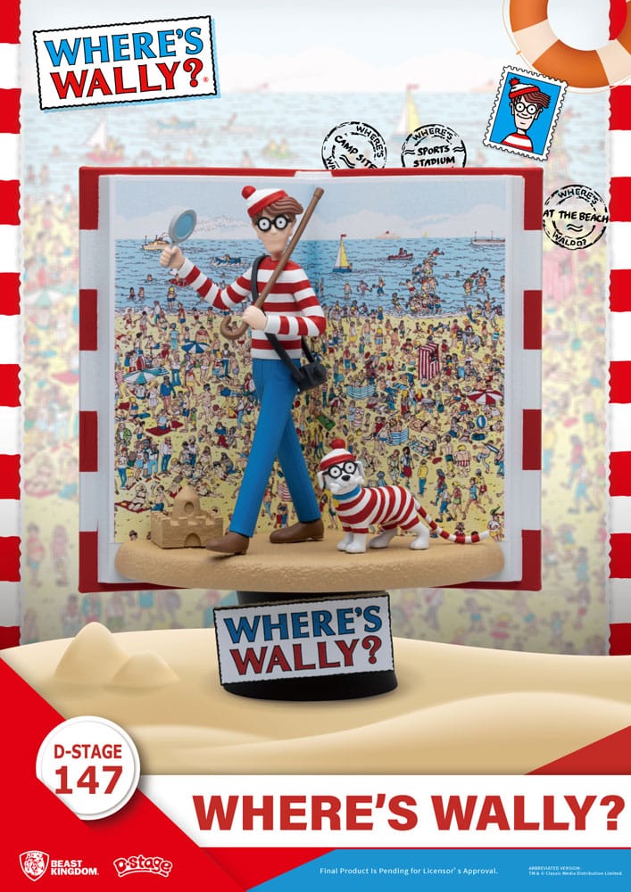 Where’s Wally Diorama PVC D-Stage Where’s Wally 13 cm