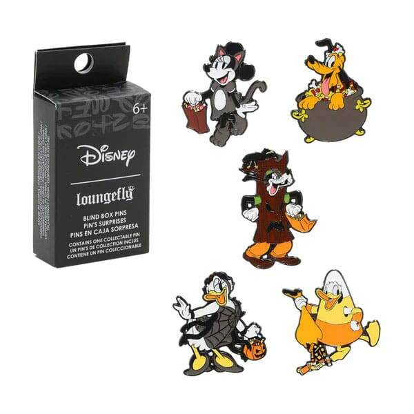 Disney Loungefly Chapas esmaltadas Mickey Mouse & Friends Halloween Expositor (12) - Collector4U