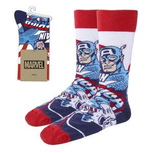 Marvel calcetines Captain America Surtido (6) - Collector4U