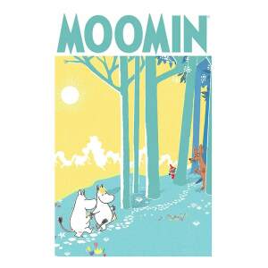 Moomin Póster Efecto 3D Forest 26 x 20 cm - Collector4U
