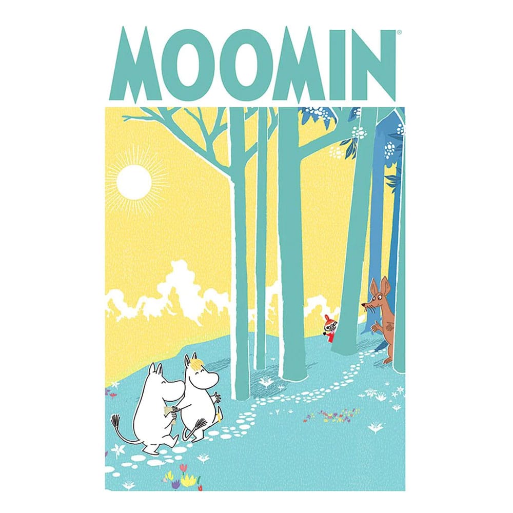Moomin Póster Efecto 3D Forest 26 x 20 cm - Collector4U