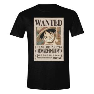One Piece Camiseta Luffy Wanted talla L - Collector4U