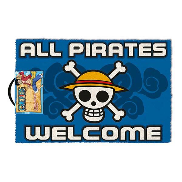 One Piece Felpudo All Pirates Welcome 60 x 40 cm - Collector4U