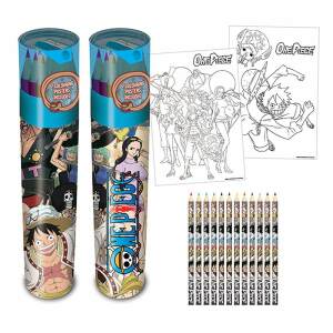One Piece Pack de 15 Lápizes de colores Whole Cake Island - Collector4U
