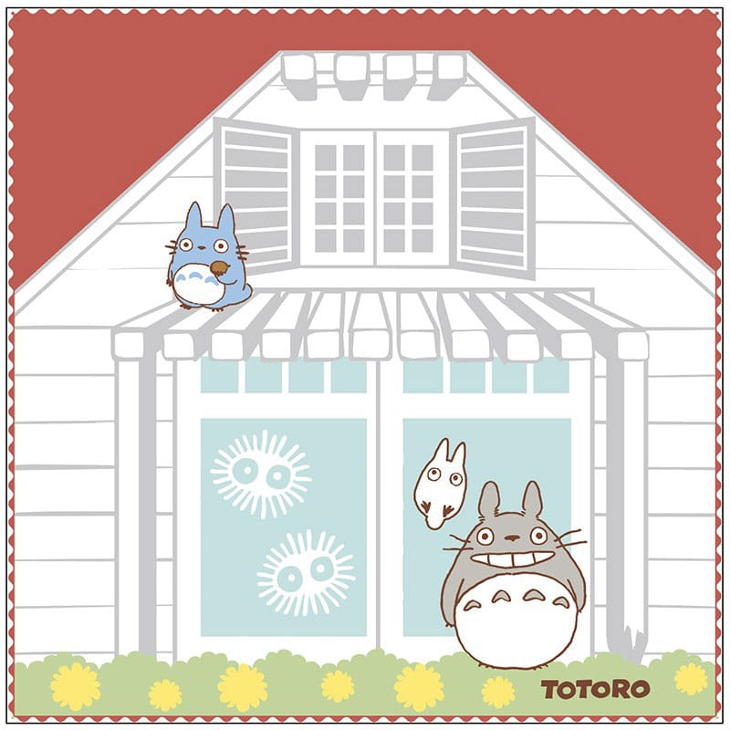 Studio Ghibli Mini Toalla Expositor Mi vecino Totoro Satsuki & Mei’s House 25 x 25 cm