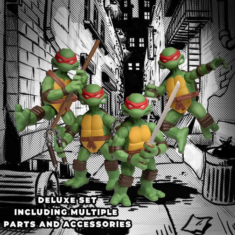 Teenage Mutant Ninja Turtles Figuras Teenage Mutant Ninja Turtles Deluxe Set 8 Cm