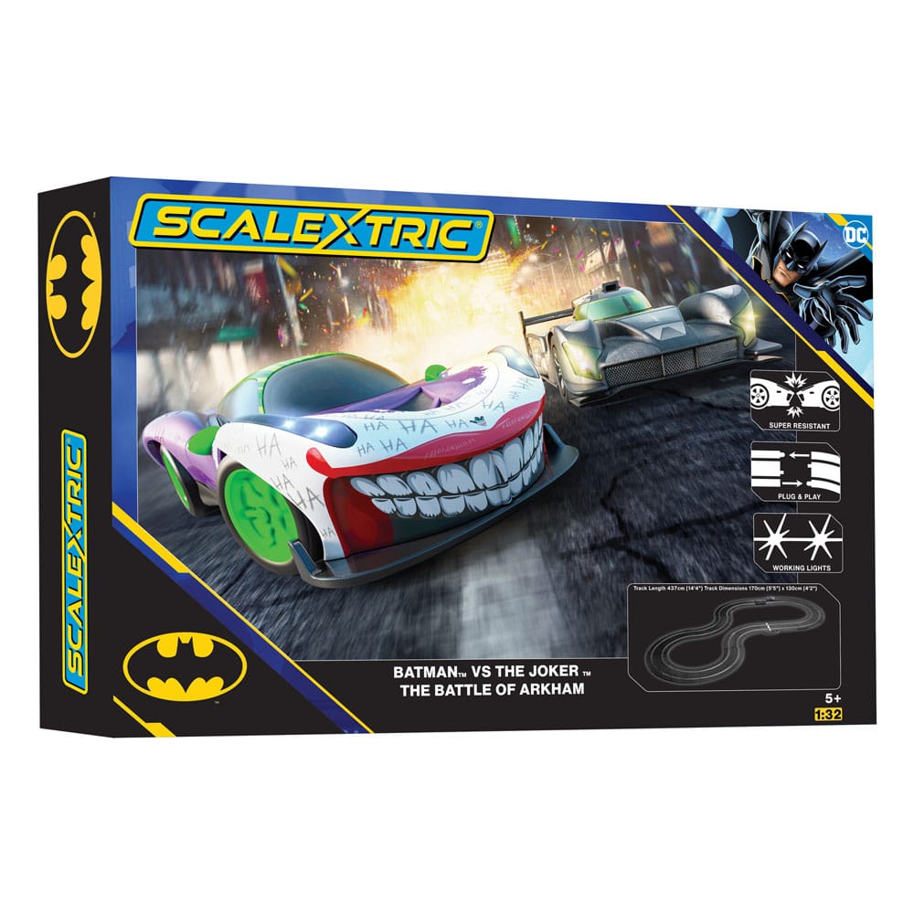Batman Vehículo Slotcar Set 1/32 Batman Vs The Joker – The Battle of Arkham