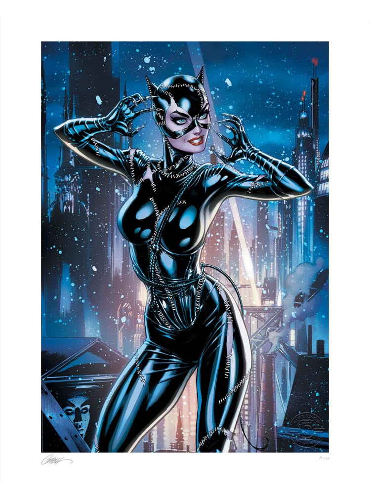 DC Comics Litografia Catwoman 80th Anniversary: Batman Returns 46 x 61 cm – sin marco
