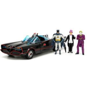 DC Comics Vehículo 1/24 Batman 1966 Classic Batmobile Deluxe - Collector4U