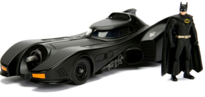 DC Comics Vehículo 1/24 Batman 1989 Batmobile - Collector4U