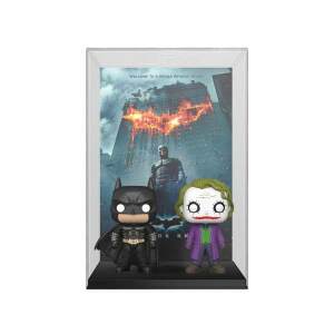 DC POP! Movie Poster & Figura The Dark Knight 9 cm