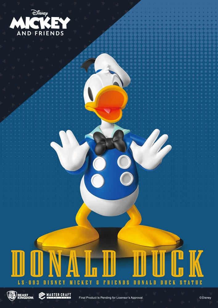 Disney Estatua tamaño real Donald Duck 103 cm