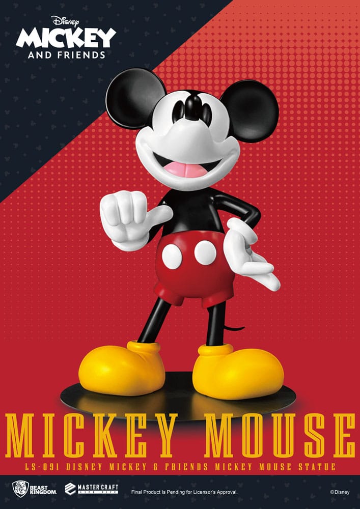 Disney Estatua tamaño real Mickey Mouse 101 cm