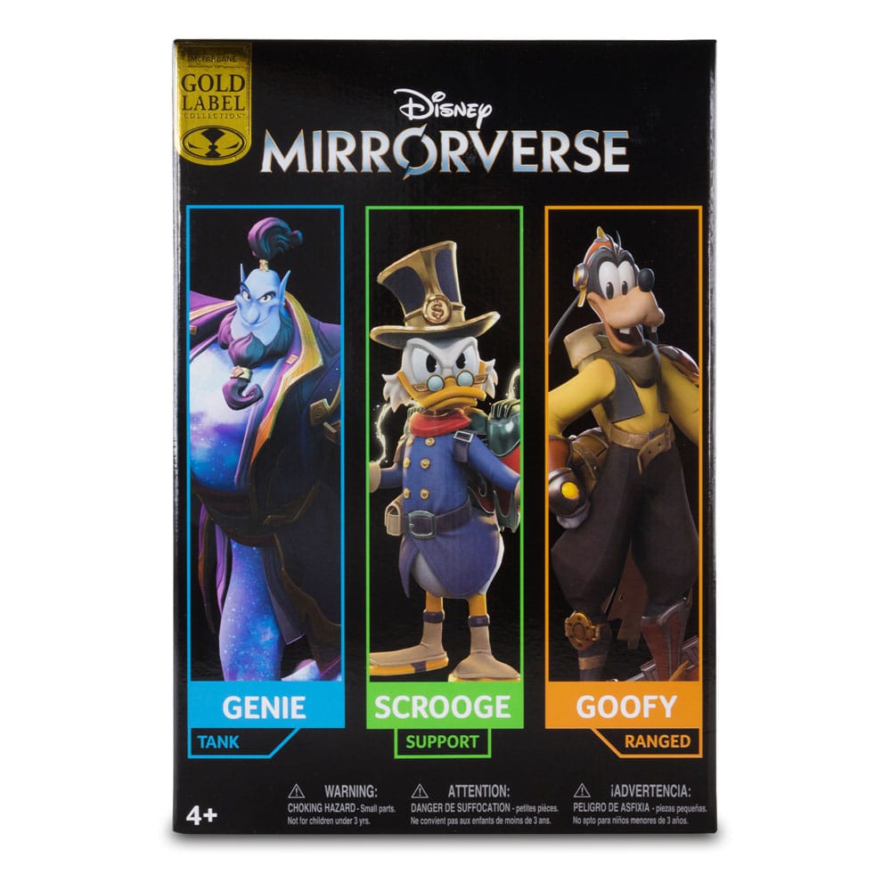 Disney Mirrorverse Figuras Combopack Genie, Scrooge McDuck & Goofy (Gold Label) 13 - 18 cm - Collector4U