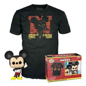 Disney POP! & Tee Set de Minifigura y Camiseta Mickey(DGLT) talla L - Collector4U