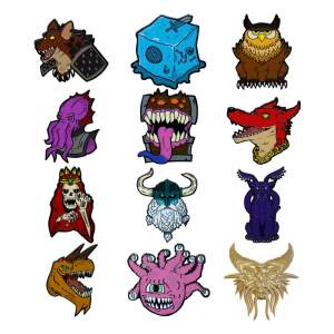 Dungeons & Dragons Chapas Expositor 50th Anniversary Mystery Pin Badge (12) - Collector4U